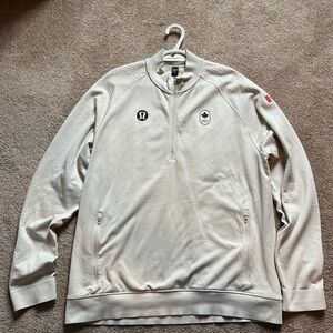 lululemon athletica Men's Cream Sweater